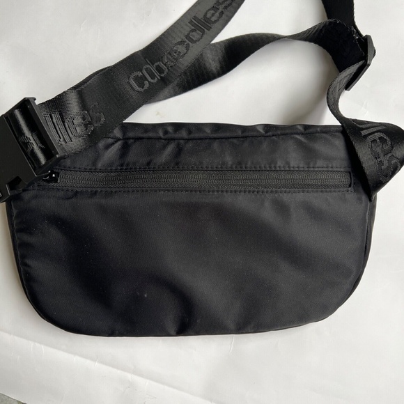 Caboodles Waist Bag Sling Fanny Pack Black Hiking Cycling Back Zippered Pocket - Picture 10 of 11